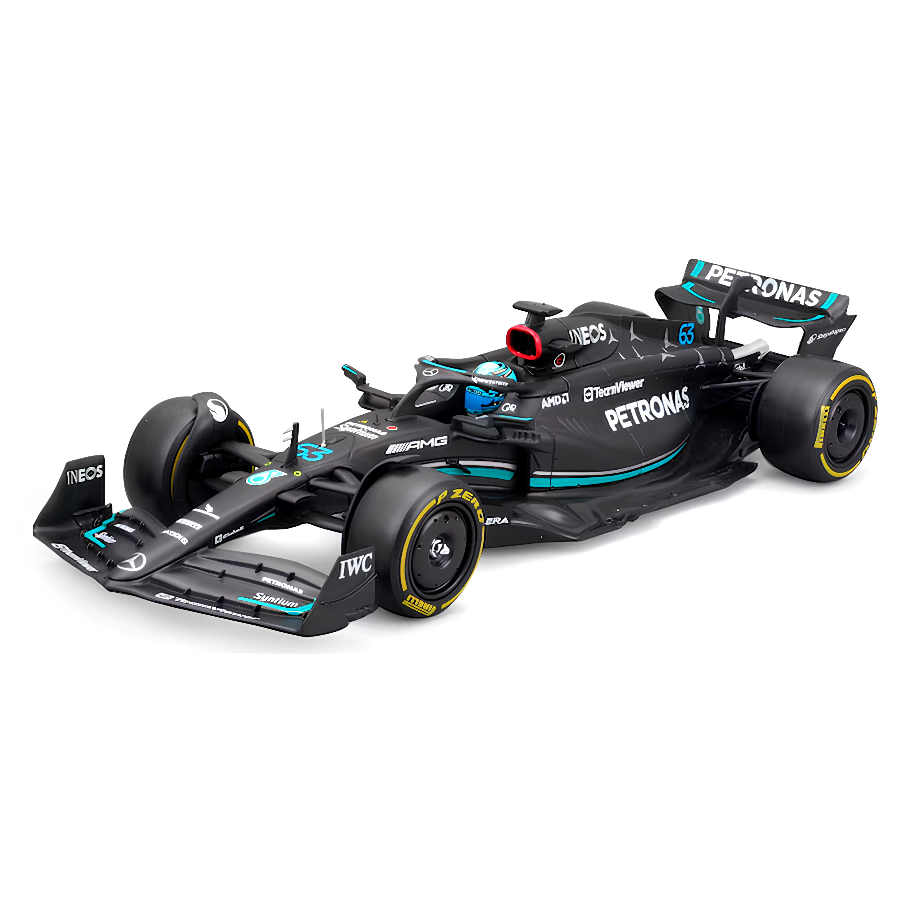 LANÇAMENTO (2023) F1 Miniatura Mercedes-AMG W14 #63 George Russell 1:43