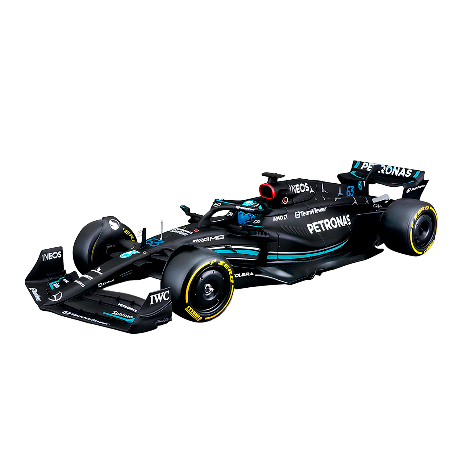 LANÇAMENTO (2023) F1 Miniatura Mercedes-AMG W14 #63 George Russel 1:24