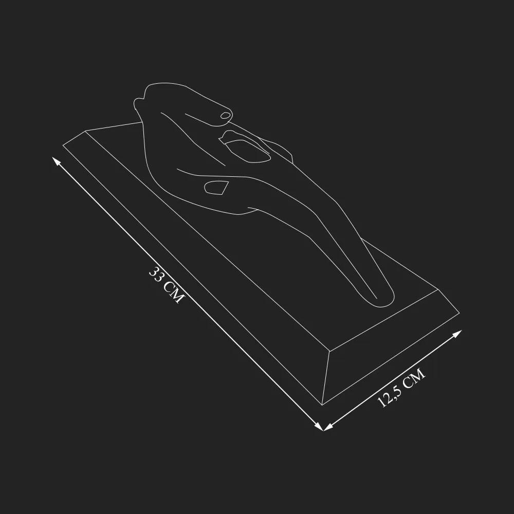 Miniatura Decorativa Mesa/Parede Carenagem McLaren MP4/4